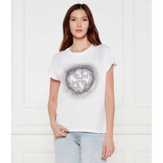 GUESS T-shirt | Regular Fit ze sklepu Gomez Fashion Store w kategorii Bluzki damskie - zdjęcie 184353619