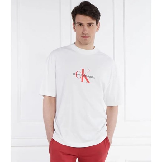 Calvin Klein Jeans T-shirt ARCHIVAL MONOLOGO | Regular Fit ze sklepu Gomez Fashion Store w kategorii T-shirty męskie - zdjęcie 184353626