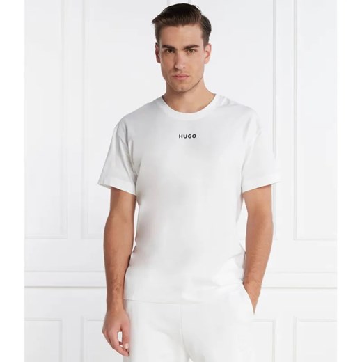Hugo Bodywear T-shirt Linked 10241810 02 | Slim Fit ze sklepu Gomez Fashion Store w kategorii T-shirty męskie - zdjęcie 184353646