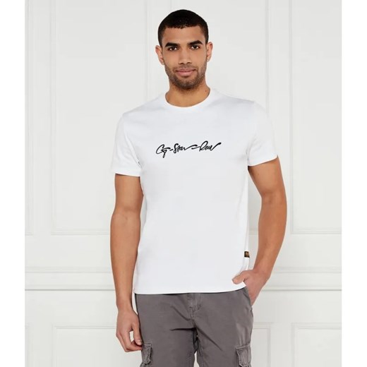 G- Star Raw T-shirt G-script | Regular Fit ze sklepu Gomez Fashion Store w kategorii T-shirty męskie - zdjęcie 184353668