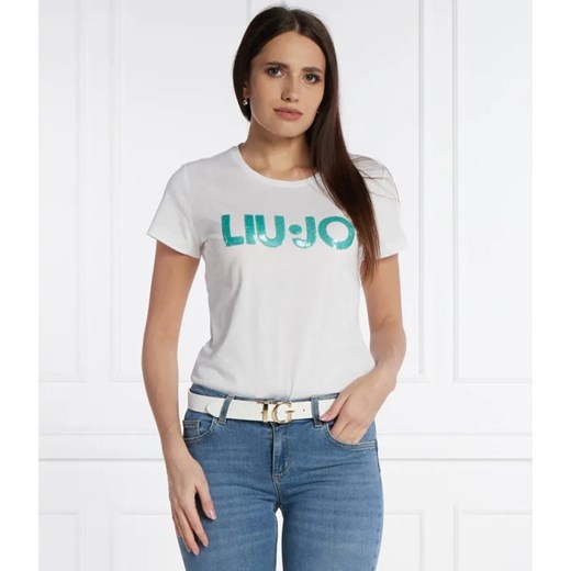 Liu Jo T-shirt | Regular Fit ze sklepu Gomez Fashion Store w kategorii Bluzki damskie - zdjęcie 184353686