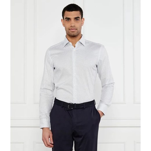 BOSS BLACK Koszula H-HANK-kent-C1-214 | Slim Fit | stretch ze sklepu Gomez Fashion Store w kategorii Koszule męskie - zdjęcie 184353705