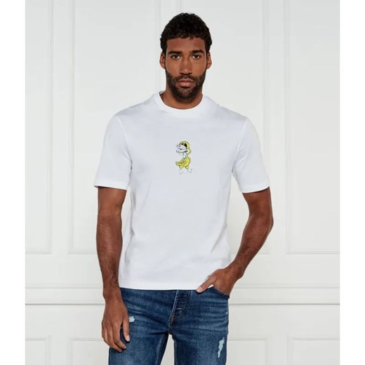 Hugo Blue T-shirt Nutongo | Regular Fit ze sklepu Gomez Fashion Store w kategorii T-shirty męskie - zdjęcie 184353706