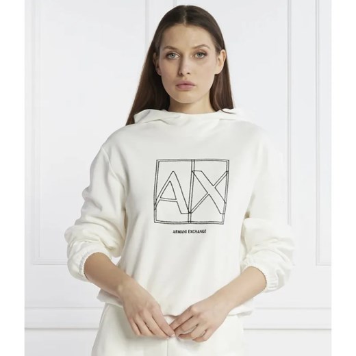 Armani Exchange Bluza | Regular Fit ze sklepu Gomez Fashion Store w kategorii Bluzy damskie - zdjęcie 184353718