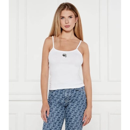 Karl Lagerfeld Top IKON | Slim Fit ze sklepu Gomez Fashion Store w kategorii Bluzki damskie - zdjęcie 184353795