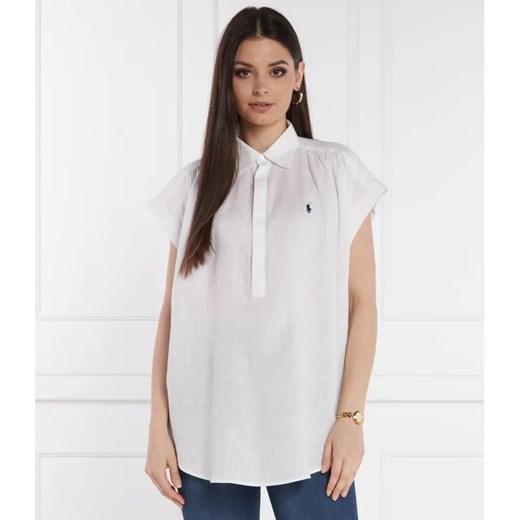 POLO RALPH LAUREN Lniana koszula | Relaxed fit ze sklepu Gomez Fashion Store w kategorii Koszule damskie - zdjęcie 184353805