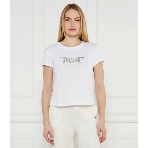 TWINSET T-shirt | Regular Fit ze sklepu Gomez Fashion Store w kategorii Bluzki damskie - zdjęcie 184353837