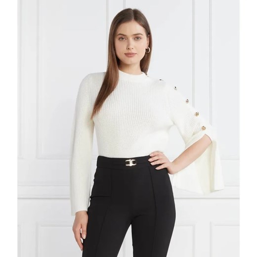 Liu Jo Sweter | Regular Fit | z dodatkiem wełny ze sklepu Gomez Fashion Store w kategorii Swetry damskie - zdjęcie 184353839