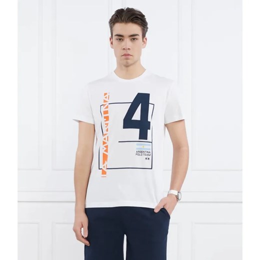 La Martina T-shirt | Regular Fit ze sklepu Gomez Fashion Store w kategorii T-shirty męskie - zdjęcie 184353887