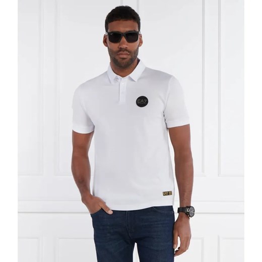 EA7 Polo | Regular Fit ze sklepu Gomez Fashion Store w kategorii T-shirty męskie - zdjęcie 184353889