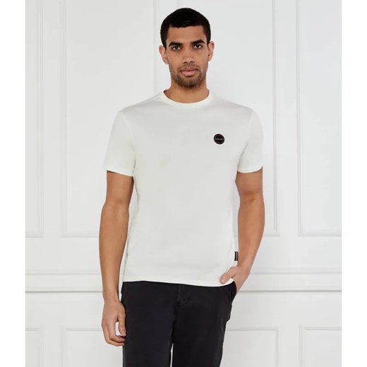 Napapijri T-shirt S-BADGE | Regular Fit ze sklepu Gomez Fashion Store w kategorii T-shirty męskie - zdjęcie 184353915