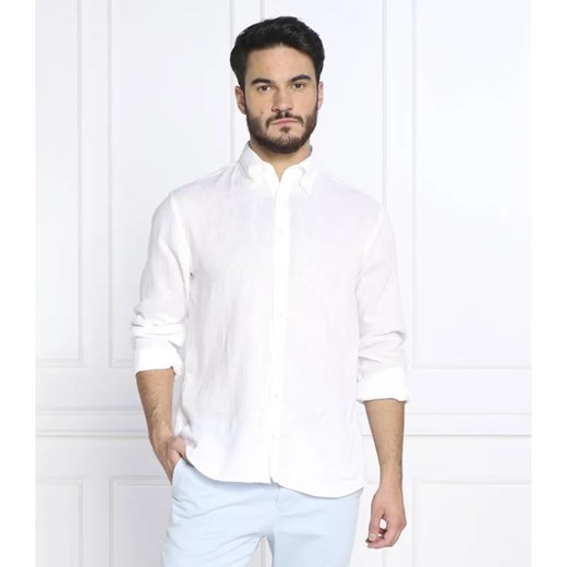 Oscar Jacobson Lniana koszula Harry 3 | Regular Fit ze sklepu Gomez Fashion Store w kategorii Koszule męskie - zdjęcie 184353956