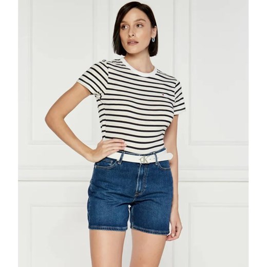 Tommy Hilfiger T-shirt | Slim Fit ze sklepu Gomez Fashion Store w kategorii Bluzki damskie - zdjęcie 184353978