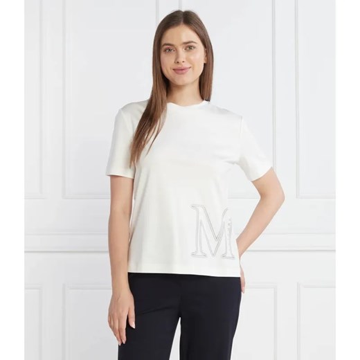 Max Mara Leisure T-shirt | Regular Fit ze sklepu Gomez Fashion Store w kategorii Bluzki damskie - zdjęcie 184354017