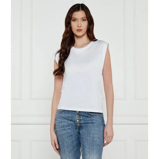 DONDUP - made in Italy T-shirt | Regular Fit ze sklepu Gomez Fashion Store w kategorii Bluzki damskie - zdjęcie 184354035
