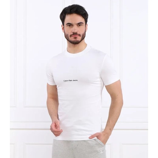 Calvin Klein Jeans T-shirt INSTITUTIONAL | Regular Fit ze sklepu Gomez Fashion Store w kategorii T-shirty męskie - zdjęcie 184354058