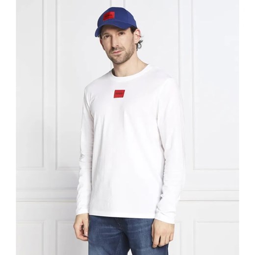 HUGO Longsleeve Diragolo | Regular Fit ze sklepu Gomez Fashion Store w kategorii T-shirty męskie - zdjęcie 184354076