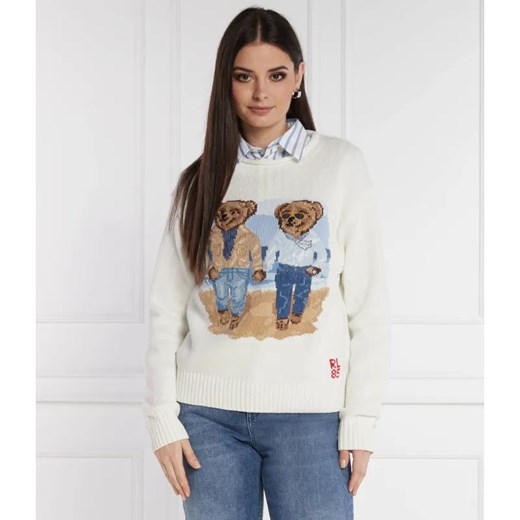 POLO RALPH LAUREN Sweter RLLNK RR BR | Relaxed fit ze sklepu Gomez Fashion Store w kategorii Swetry damskie - zdjęcie 184354115