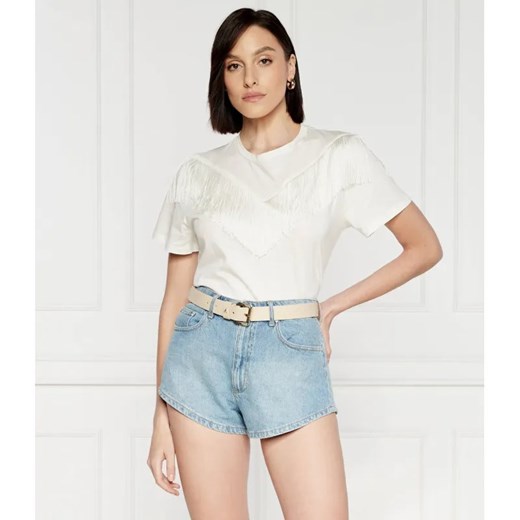Pinko T-shirt | Regular Fit ze sklepu Gomez Fashion Store w kategorii Bluzki damskie - zdjęcie 184354117