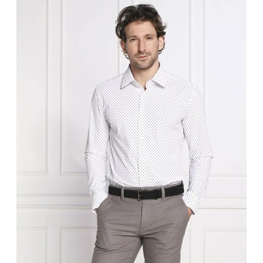 BOSS BLACK Koszula P-HANK-kent-C1-222 | Slim Fit ze sklepu Gomez Fashion Store w kategorii Koszule męskie - zdjęcie 184354127