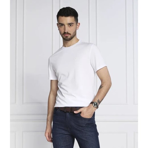 GUESS T-shirt TEKY | Slim Fit | stretch ze sklepu Gomez Fashion Store w kategorii T-shirty męskie - zdjęcie 184354177