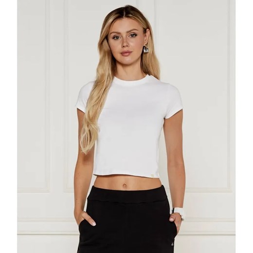 Calvin Klein Jeans T-shirt | Cropped Fit ze sklepu Gomez Fashion Store w kategorii Bluzki damskie - zdjęcie 184354235