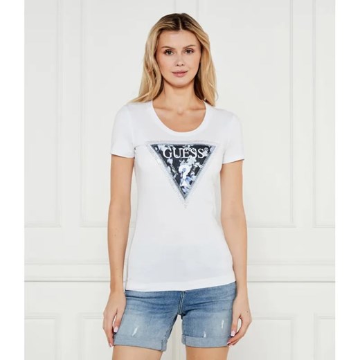 GUESS T-shirt | Regular Fit ze sklepu Gomez Fashion Store w kategorii Bluzki damskie - zdjęcie 184354237