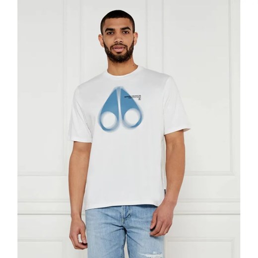 Moose Knuckles T-shirt MAURICE | Slim Fit | pima ze sklepu Gomez Fashion Store w kategorii T-shirty męskie - zdjęcie 184354318