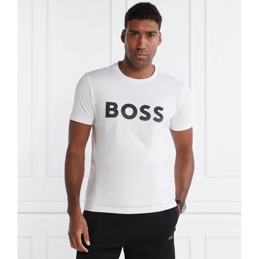 BOSS GREEN T-shirt Tee Mirror 1 | Regular Fit ze sklepu Gomez Fashion Store w kategorii T-shirty męskie - zdjęcie 184354347