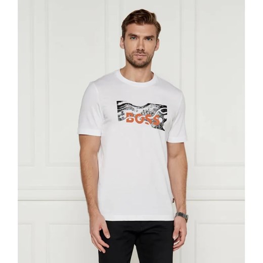 BOSS ORANGE T-shirt TE_BUILDING | Regular Fit ze sklepu Gomez Fashion Store w kategorii T-shirty męskie - zdjęcie 184354348