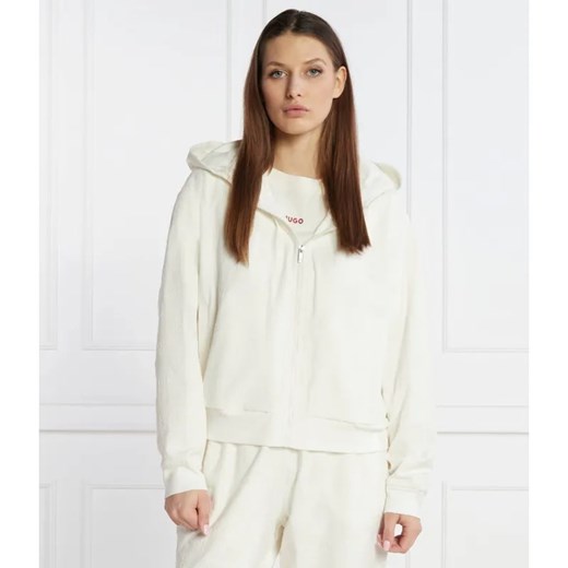Hugo Bodywear Bluza FLOCKY | Regular Fit ze sklepu Gomez Fashion Store w kategorii Bluzy damskie - zdjęcie 184354349