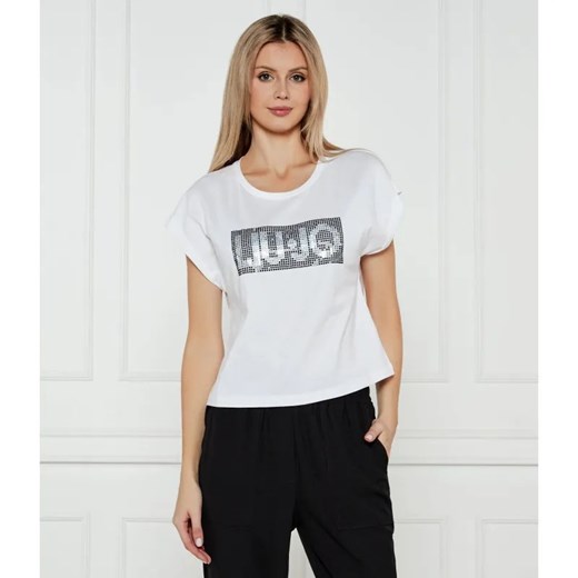 Liu Jo Beachwear T-shirt | Regular Fit ze sklepu Gomez Fashion Store w kategorii Bluzki damskie - zdjęcie 184354395