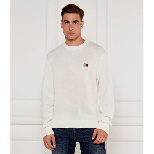 Tommy Jeans Sweter | Regular Fit | z dodatkiem wełny ze sklepu Gomez Fashion Store w kategorii Swetry męskie - zdjęcie 184354465