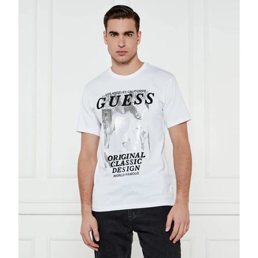 GUESS T-shirt | Slim Fit ze sklepu Gomez Fashion Store w kategorii T-shirty męskie - zdjęcie 184354469