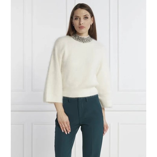 Liu Jo Wełniany sweter | Regular Fit ze sklepu Gomez Fashion Store w kategorii Swetry damskie - zdjęcie 184354495