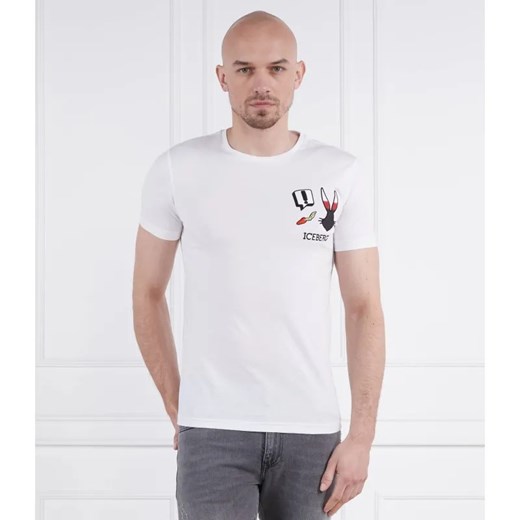 Iceberg T-shirt | Regular Fit ze sklepu Gomez Fashion Store w kategorii T-shirty męskie - zdjęcie 184354497