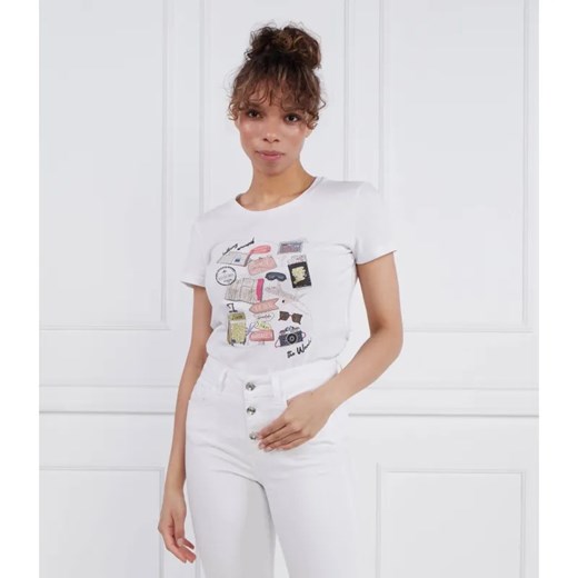 Liu Jo T-shirt | Regular Fit ze sklepu Gomez Fashion Store w kategorii Bluzki damskie - zdjęcie 184354538