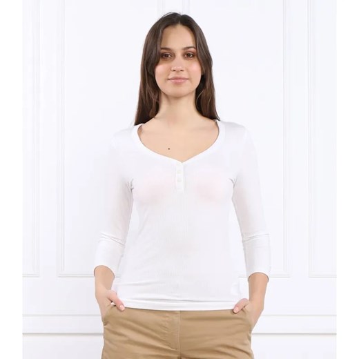 Tommy Hilfiger Bluzka HENLEY | Slim Fit ze sklepu Gomez Fashion Store w kategorii Bluzki damskie - zdjęcie 184354649