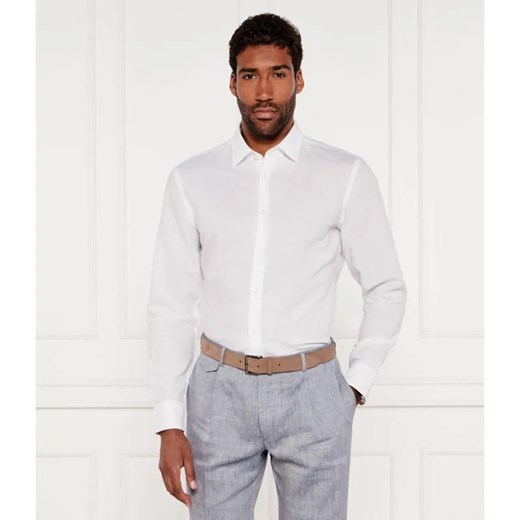 BOSS BLACK Lniana koszula C-HAL-kent-C3-223 | Casual fit ze sklepu Gomez Fashion Store w kategorii Koszule męskie - zdjęcie 184354679