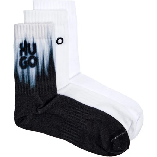Hugo Bodywear Skarpety 3-pack 3P QS RIB SMOKEY PES ze sklepu Gomez Fashion Store w kategorii Skarpetki męskie - zdjęcie 184354685