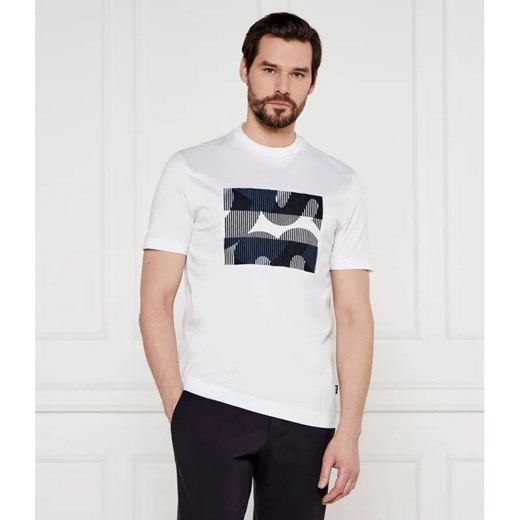 BOSS BLACK T-shirt C-Thompson | Regular Fit | mercerised ze sklepu Gomez Fashion Store w kategorii T-shirty męskie - zdjęcie 184354687