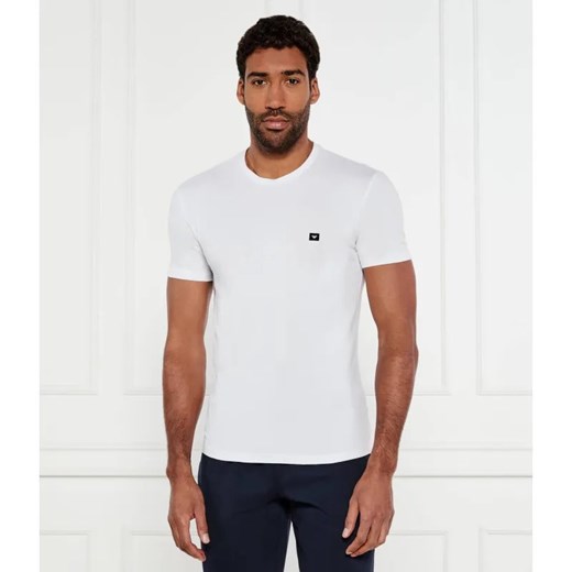 Emporio Armani T-shirt | Slim Fit | stretch pique ze sklepu Gomez Fashion Store w kategorii T-shirty męskie - zdjęcie 184354697