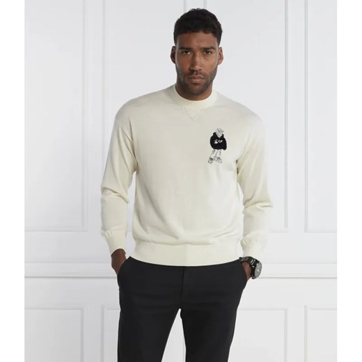 Emporio Armani Wełniana bluza PULLOVER ze sklepu Gomez Fashion Store w kategorii Bluzy męskie - zdjęcie 184354715