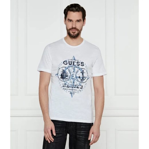 GUESS T-shirt | Regular Fit ze sklepu Gomez Fashion Store w kategorii T-shirty męskie - zdjęcie 184354767