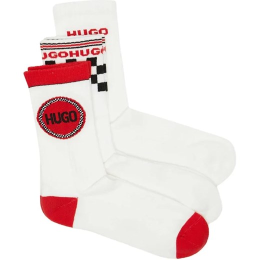 Hugo Bodywear Skarpety 3-pack QS RIB RACING CC 39/42 wyprzedaż Gomez Fashion Store