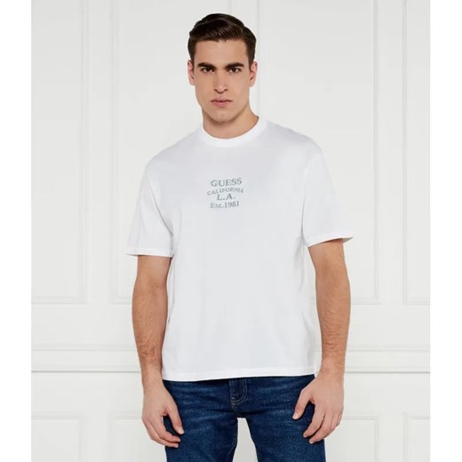 GUESS T-shirt EMBRO | Classic fit ze sklepu Gomez Fashion Store w kategorii T-shirty męskie - zdjęcie 184354825