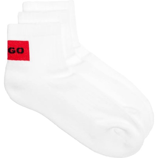 Hugo Bodywear Skarpety 3-pack 3P SH RIB LABEL CC ze sklepu Gomez Fashion Store w kategorii Skarpetki męskie - zdjęcie 184354857