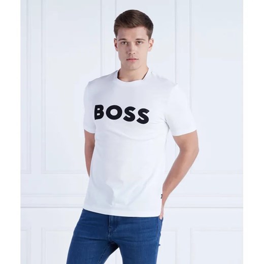 BOSS BLACK T-shirt Tiburt 345 | Regular Fit ze sklepu Gomez Fashion Store w kategorii T-shirty męskie - zdjęcie 184354885