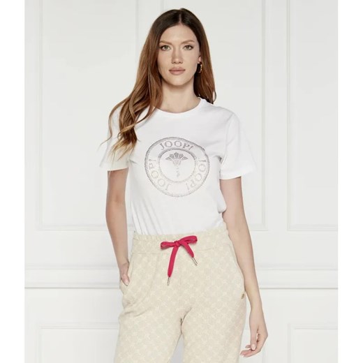 Joop! T-shirt | Regular Fit ze sklepu Gomez Fashion Store w kategorii Bluzki damskie - zdjęcie 184354977