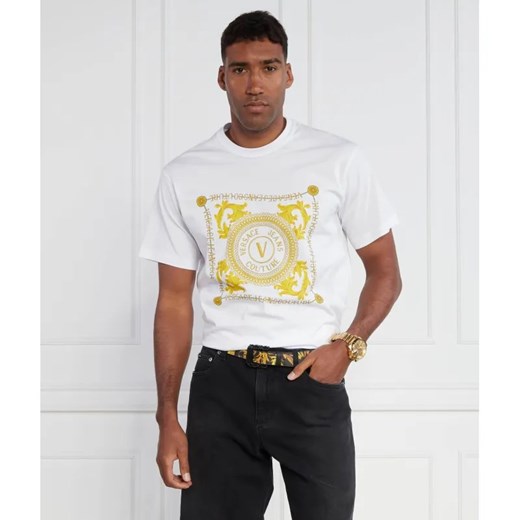 Versace Jeans Couture T-shirt | Regular Fit ze sklepu Gomez Fashion Store w kategorii T-shirty męskie - zdjęcie 184355035